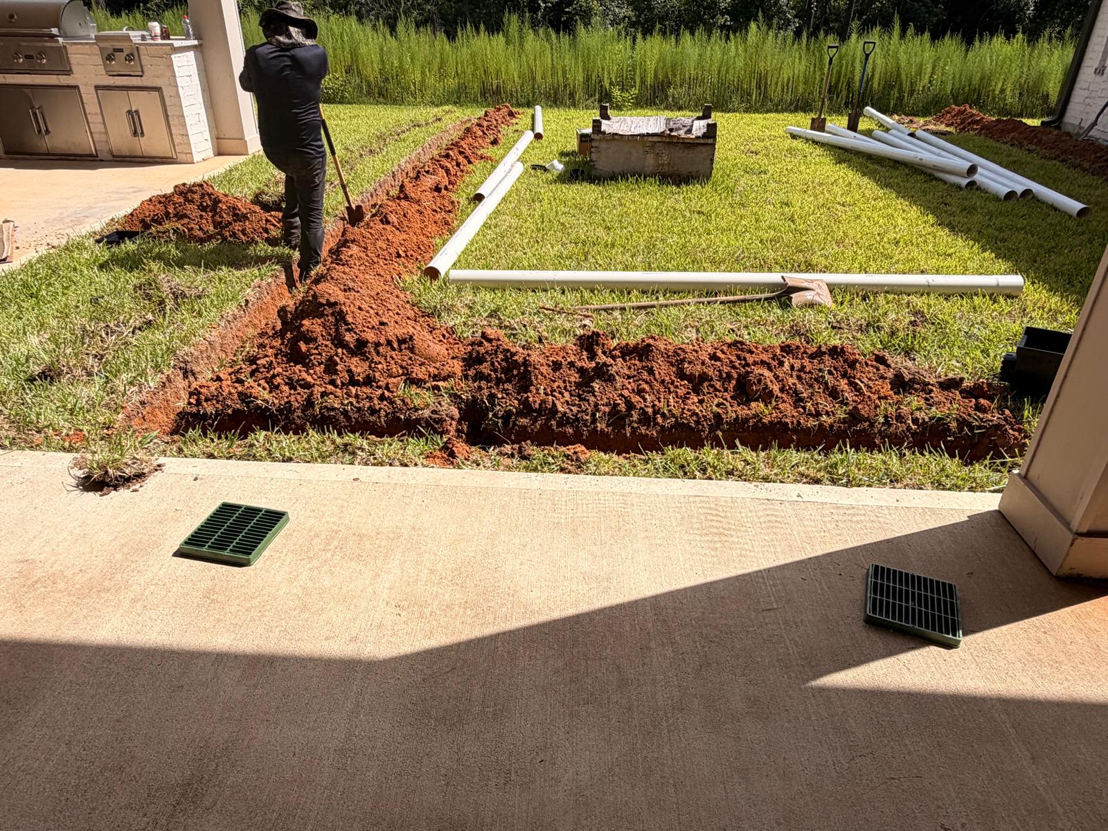 Drainage Solutions: Residential drainage system installation