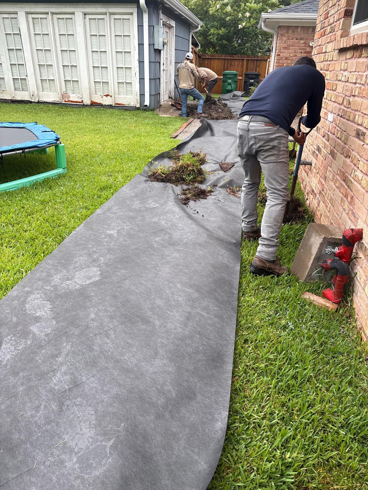 Drainage Solutions: Careful on-site preparation